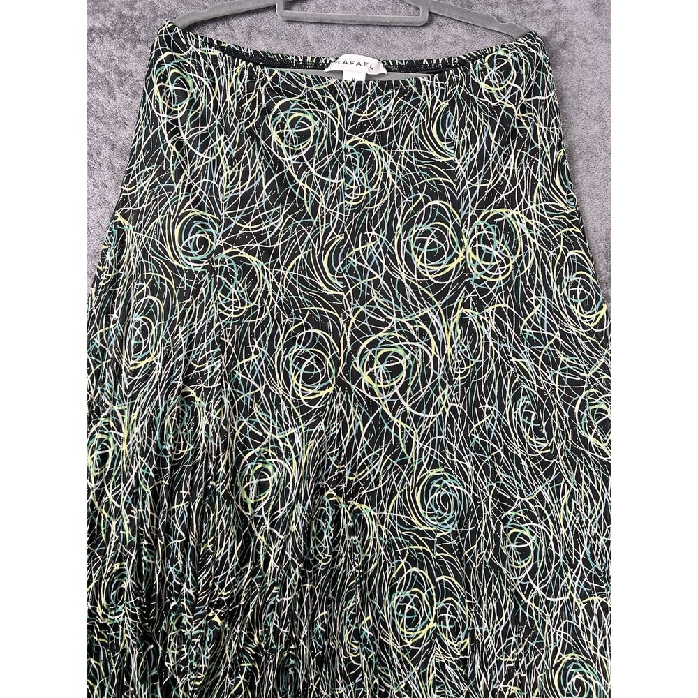 Vintage Rafael Full Swing Multi-color Maxi Skirt Women's M Whimsigoth Boho - Picture 2 of 8